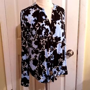 Dana Buchman Tie Front Top